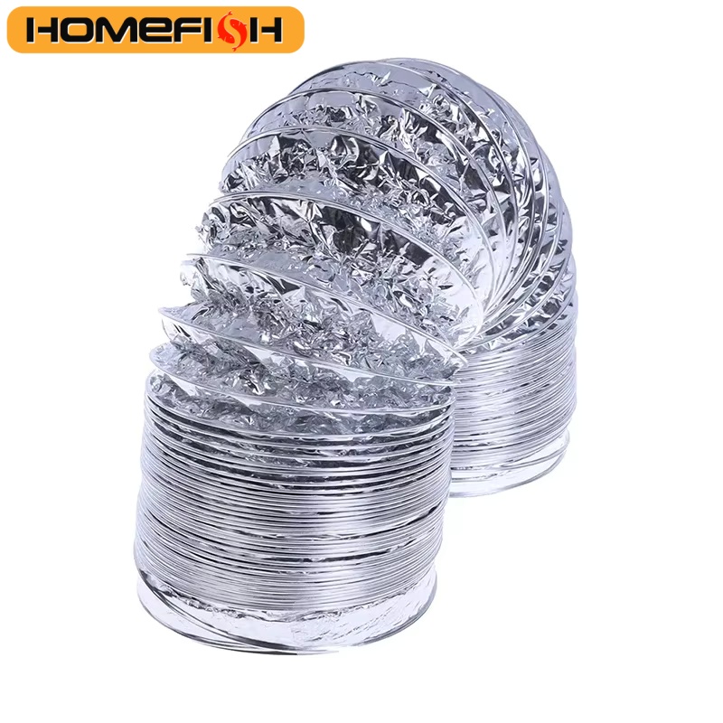Flexible Hose Braided - Yeni 4 inç 100mm vantilatör borusu