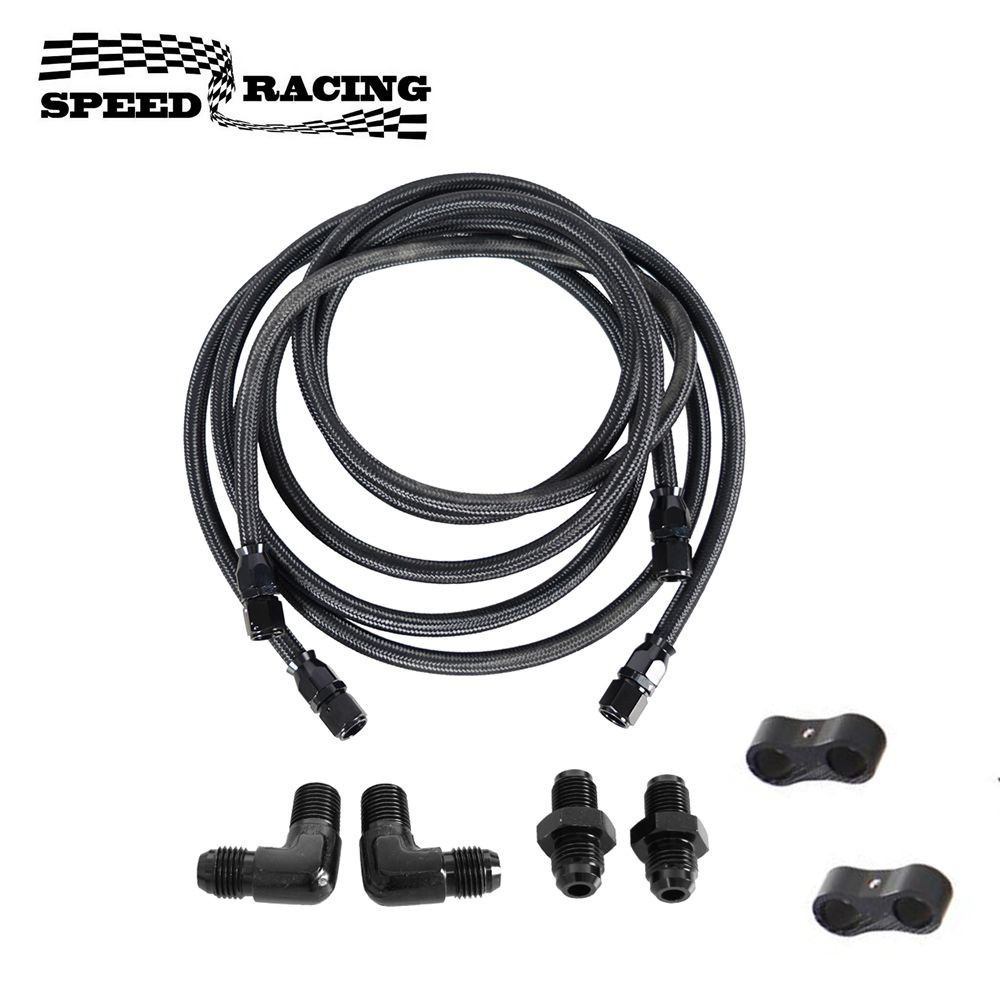 Flexible Hose Braided - 6AN esnek PTFE şanzıman soğutucu hortum