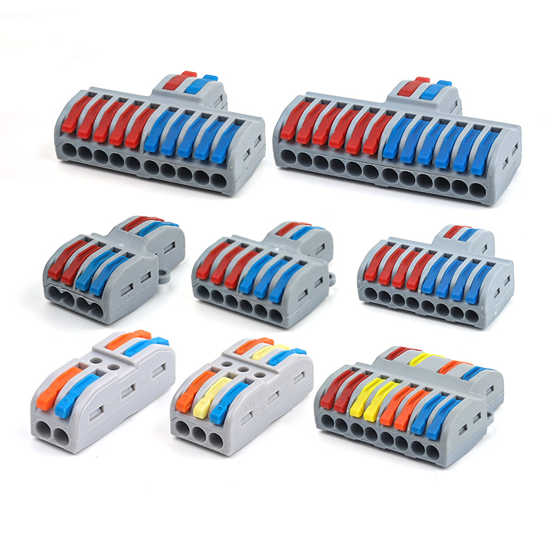 Push Fit Connector - Hızlı Elektrik Konnektörleri Evrensel Kompakt İtmeli