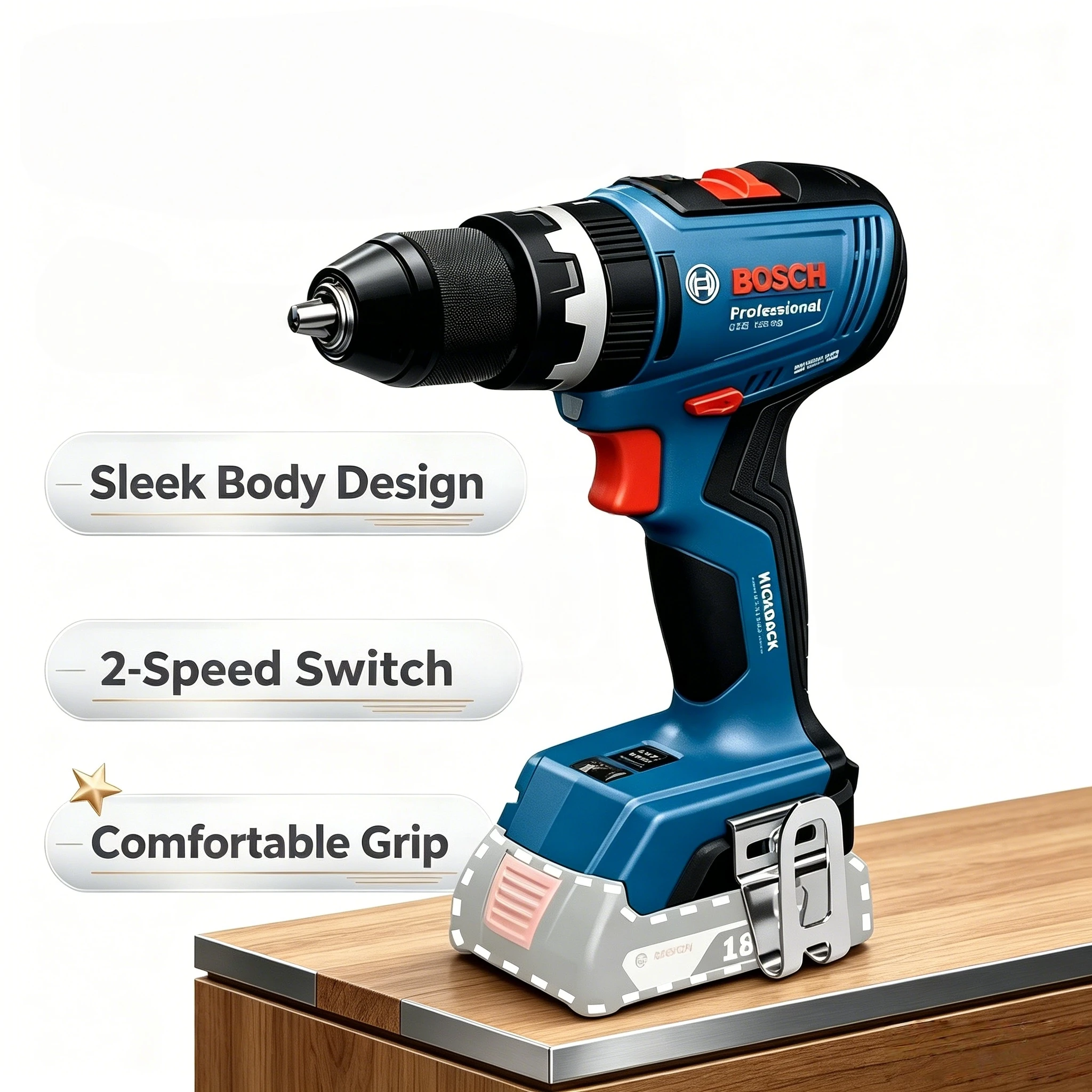 Bosch Drill Gsb 18V - Kompakt Bosch GSR 18V-65,GSB 18V-65 Elektrikli