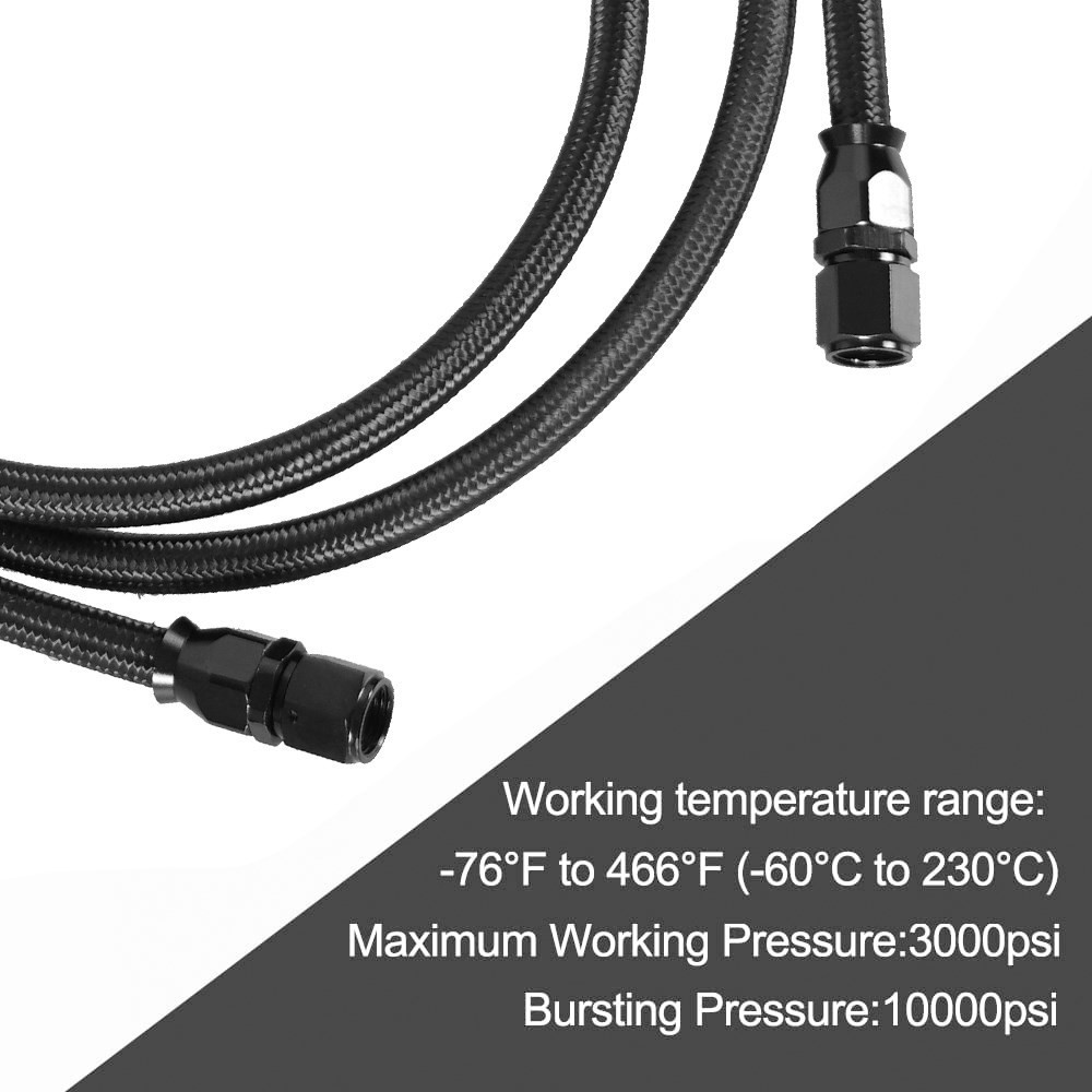 6AN esnek PTFE şanzıman soğutu - Flexible Hose Braided incelemesi ve fiyatı
