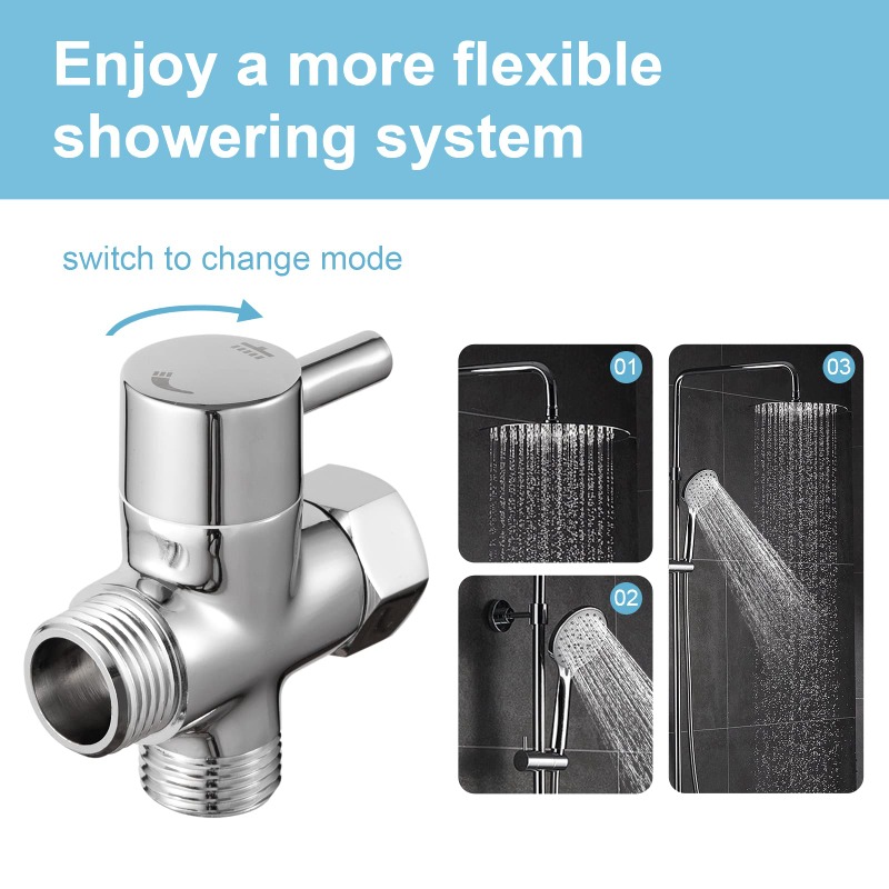 Pirinç Metal 3 Yollu Duş Başlı - Shower Valve Cartridge incelemesi ve fiyatı